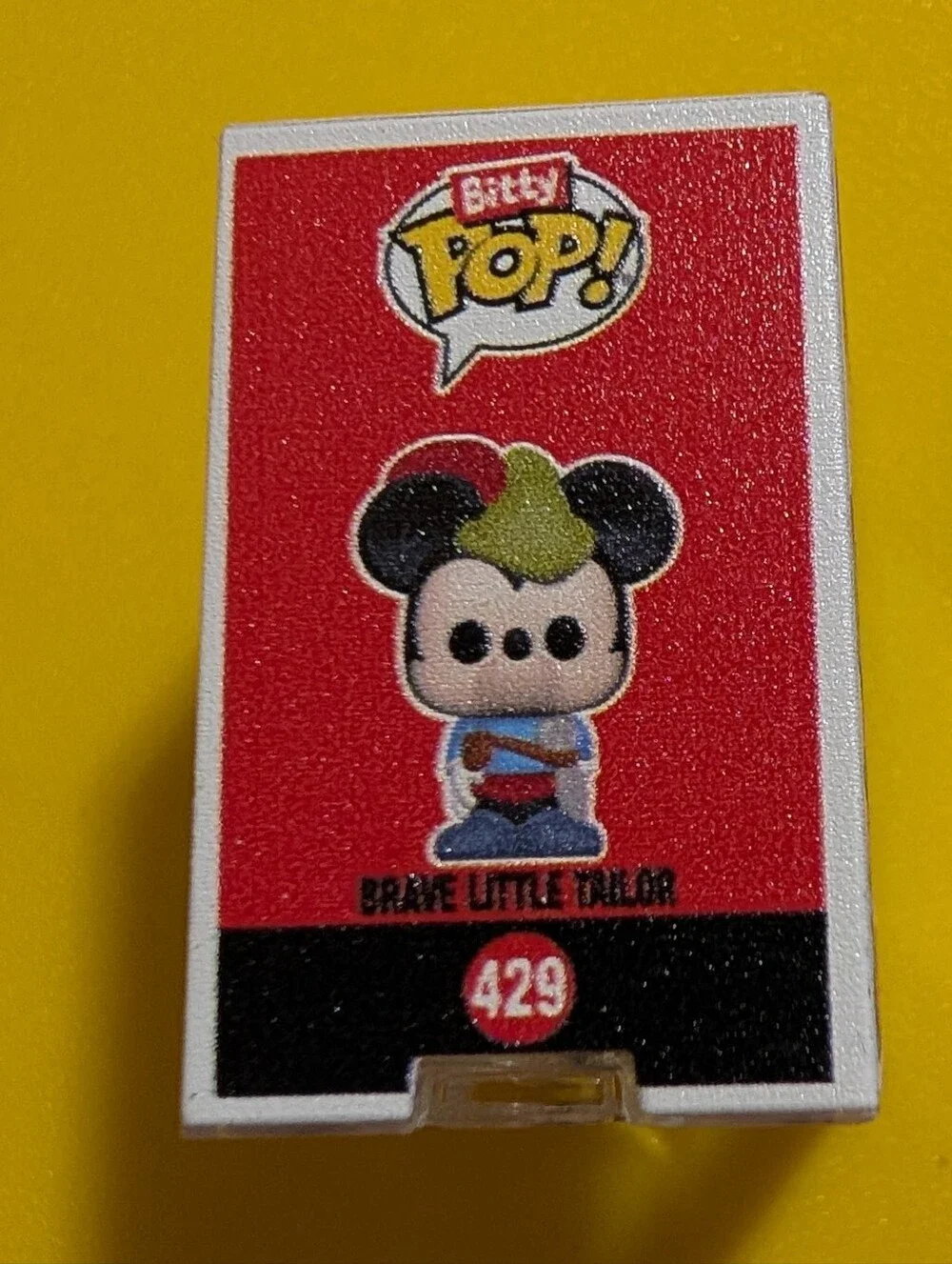 Disney Funko Pop Bitty -Mickey Mouse Brave Litter Tailor ( Like New)